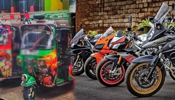 Police recover several stolen motorcycles & three-wheelers