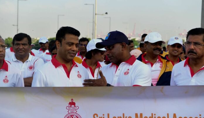 SLMA leads awareness walk on Road Safety in Colombo