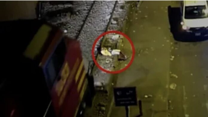 Watch: Man survives being run over by train