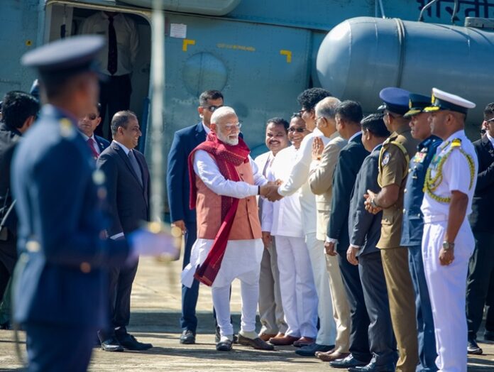 Indian PM pays homage to historic Jaya Sri Maha Bodhi Temple