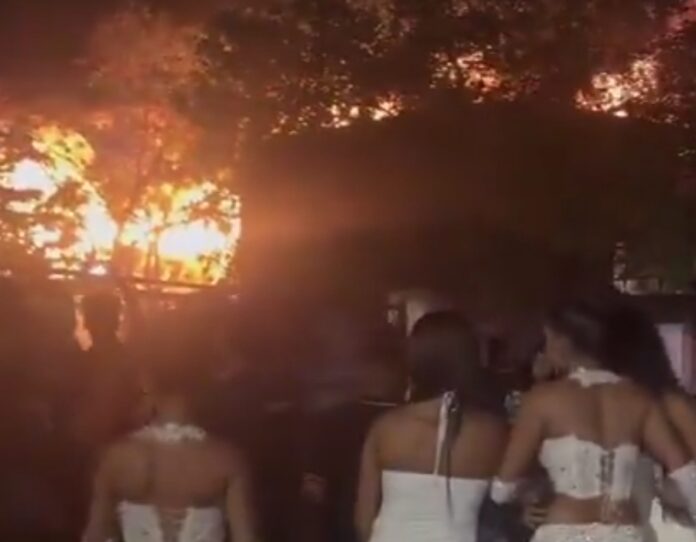 Massive damage as Fire Erupts at Rajagiriya Entertainment Venue (Video)