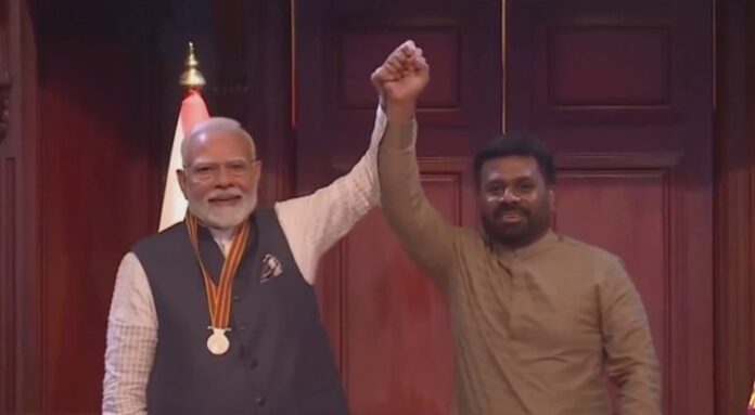 Modi conferred with Sri Lanka’s highest honour for foreign leaders