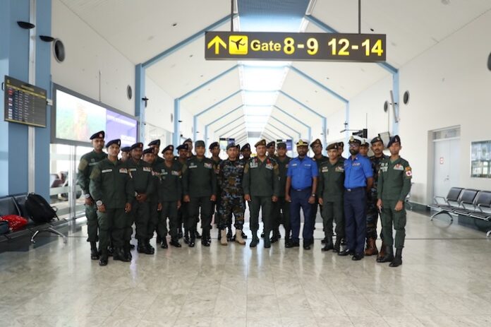 Sri Lanka sends Tri-Forces relief team to help Myanmar