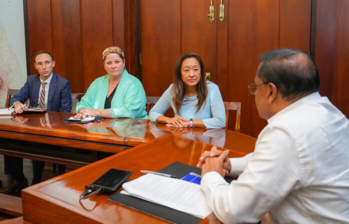 US Ambassador meets FM Vijitha Herath for talks on trade balance