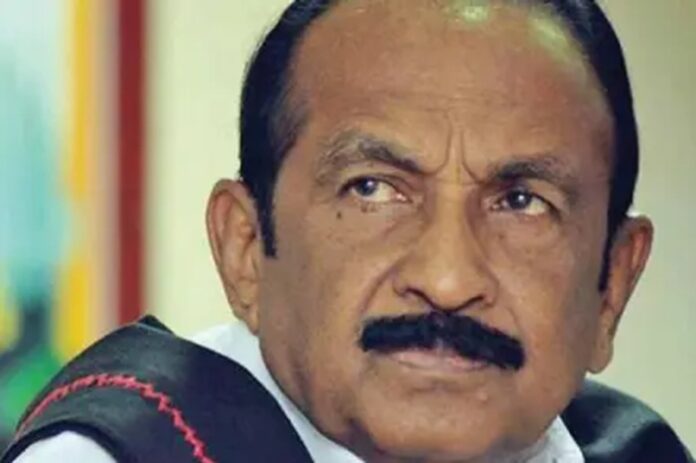 Vaiko condemns defence MoU between India & SL