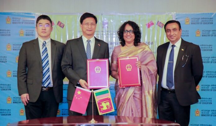 China donates Rs. 5.1 Bn worth of school uniform material