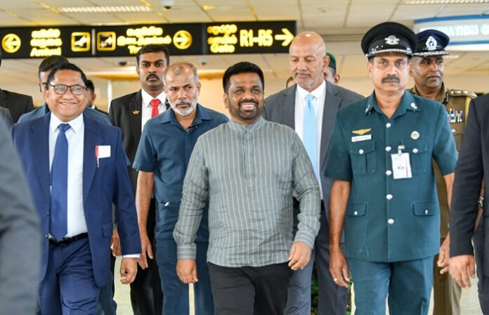 President AKD leaves for the Maldives