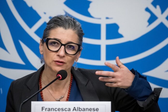 Sri Lanka backs letter to UN defending Palestine Rapporteur