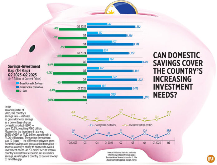Can domestic savings cover the country’s increasing investment needs?