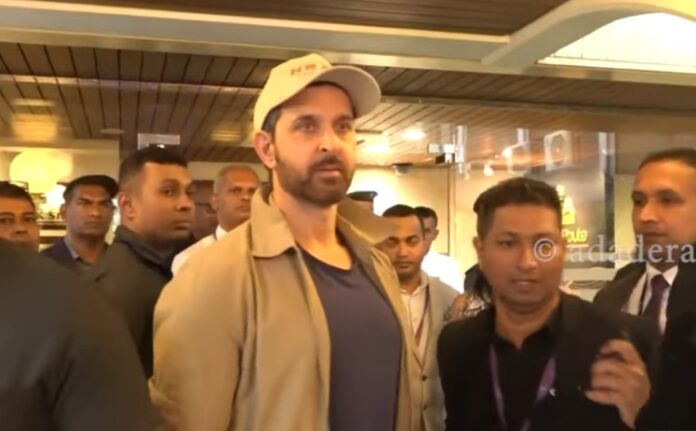 Bollywood Star Hrithik Roshan arrives in Sri Lanka (Video)