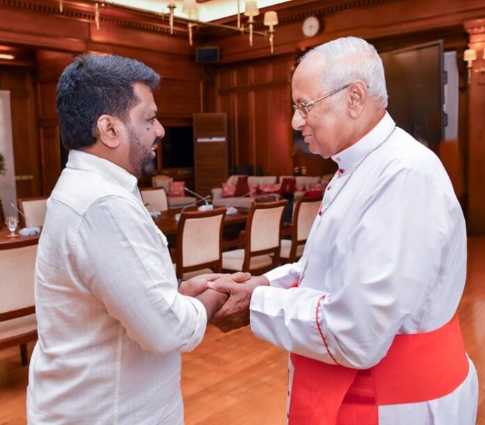 Cardinal and Catholic Bishops’ Conference meet President AKD