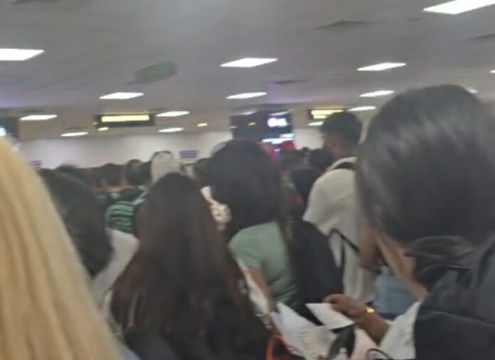 Chaos at BIA: Long queues, passengers nearly miss flights