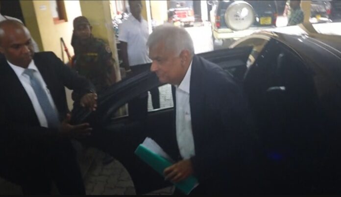 Ranil Wickremesinghe Appears Before CID Amid Misuse of Funds Probe