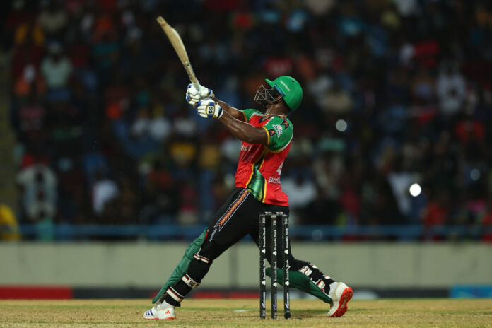 WATCH : Romario Shepherd Scores 20 Runs Off One Legal Ball In CPL