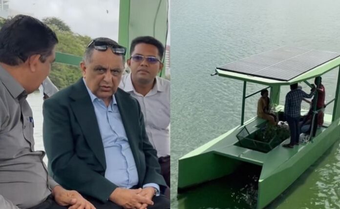 Western Province trials electric boats to clean Beira Lake