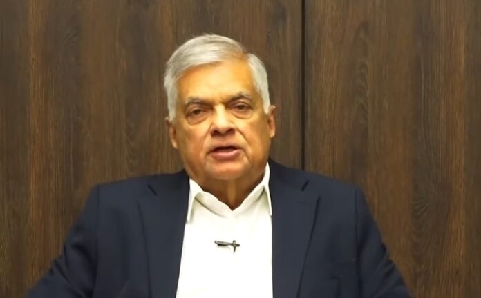 Youth movement: Special Statement from Ranil Wickramasinghe (Video)